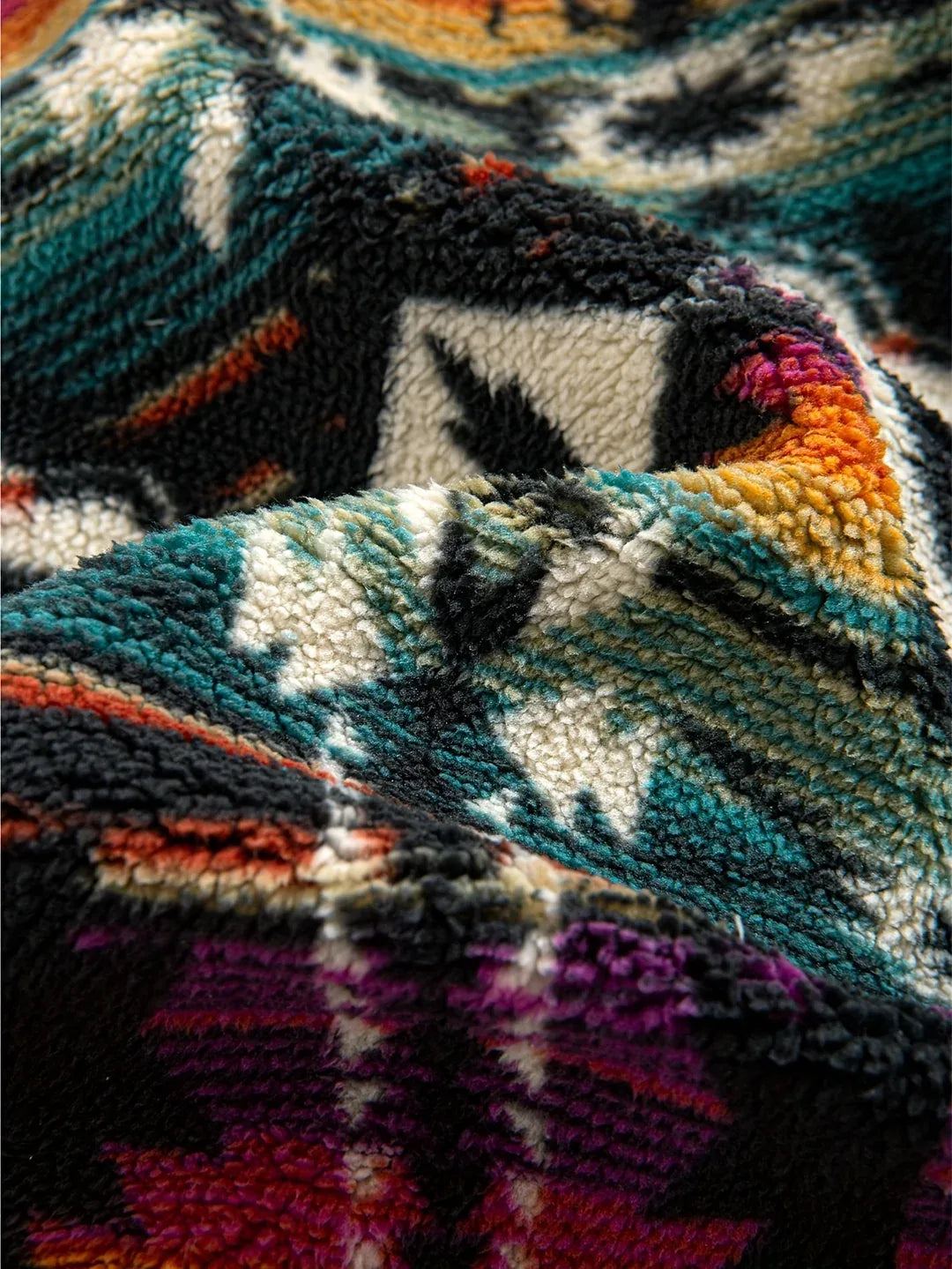 Heritage Pattern Hoodie purple5.webp