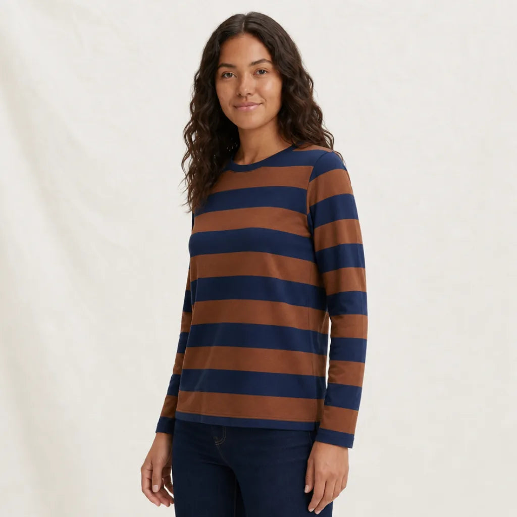 Women's Camilla Striped Long-Sleeve Top