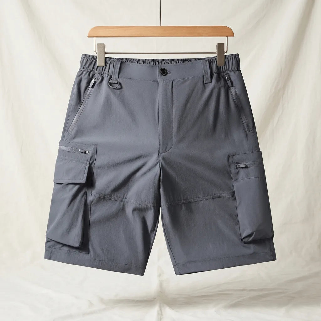 Carlo Quick-Dry Cargo Shorts - Color:Dark Gray;Size:S