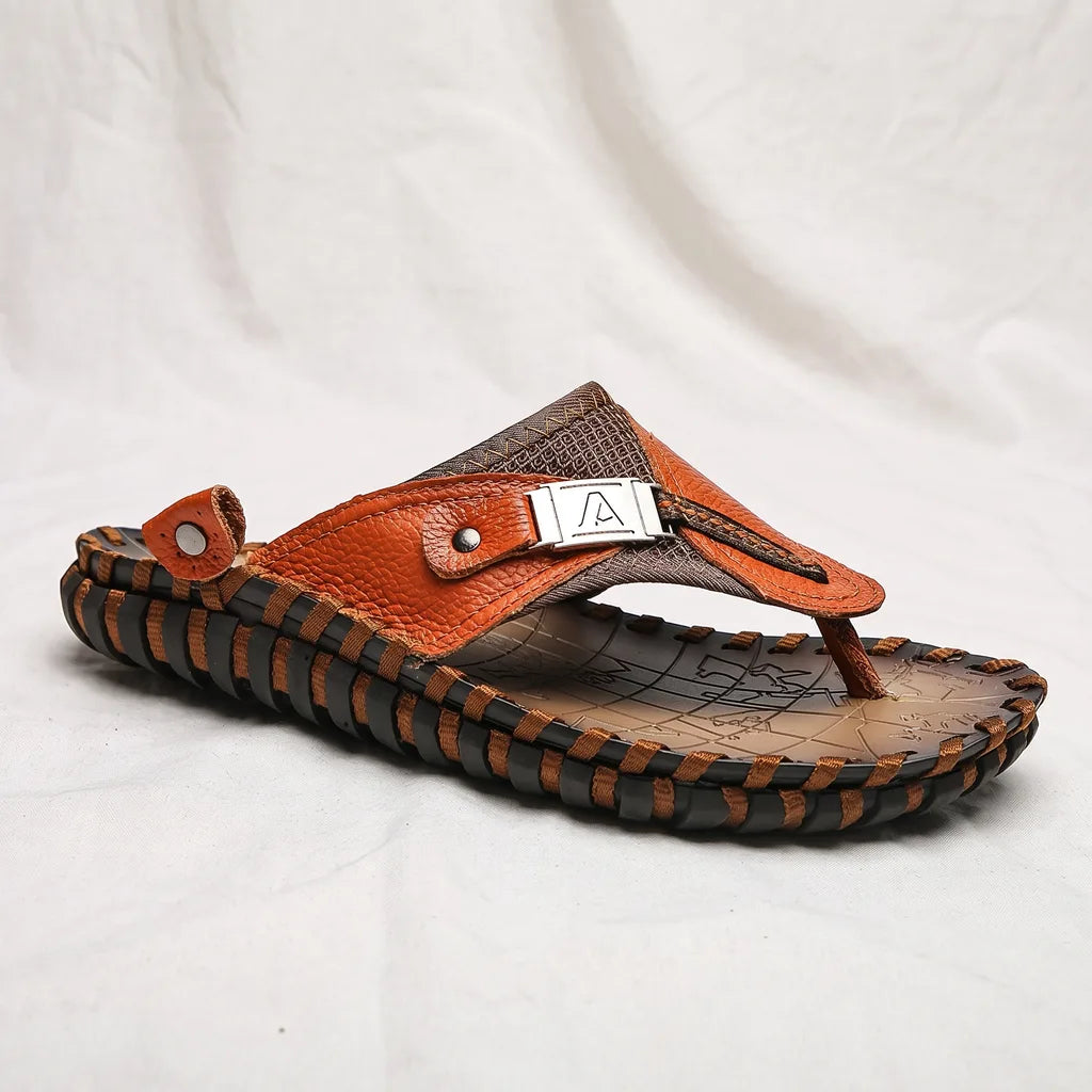 Men's Bishop Leather Flip Flops