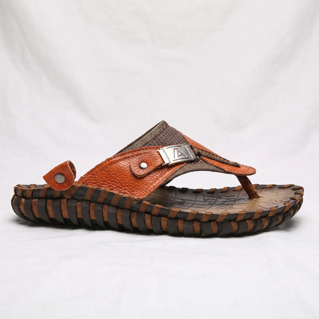 Men's Bishop Leather Flip Flops