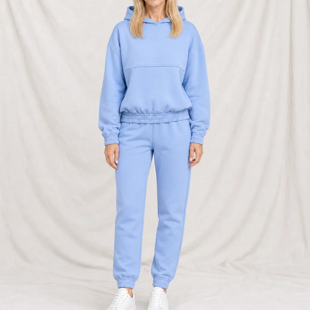 Chloe Womens Tracksuit - Color:Blue;Size:S