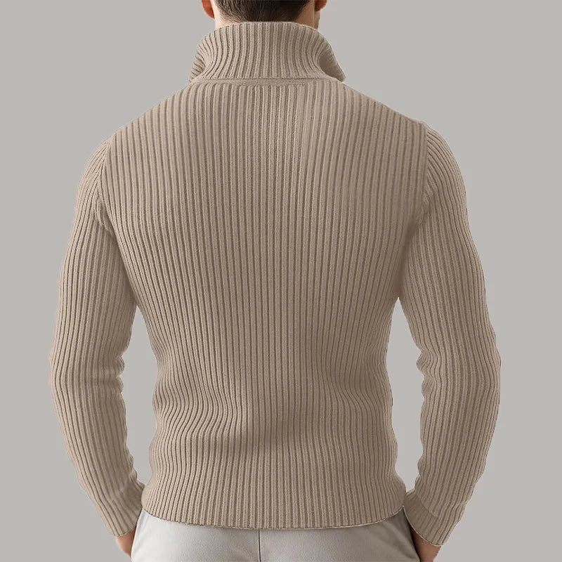 Men's Chris | Men's Ribbed Stand-Collar Jacket