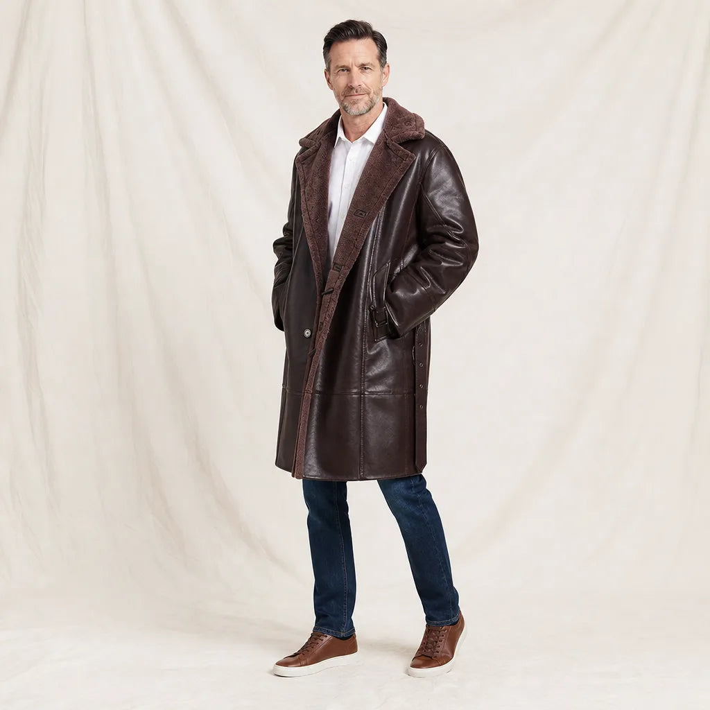 Men's Clemens | Men's Fur Trench Coat