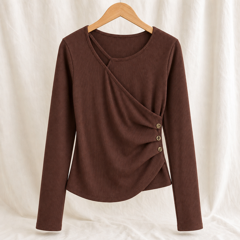 Aria Quinn | Womens Slim Long Sleeve Top