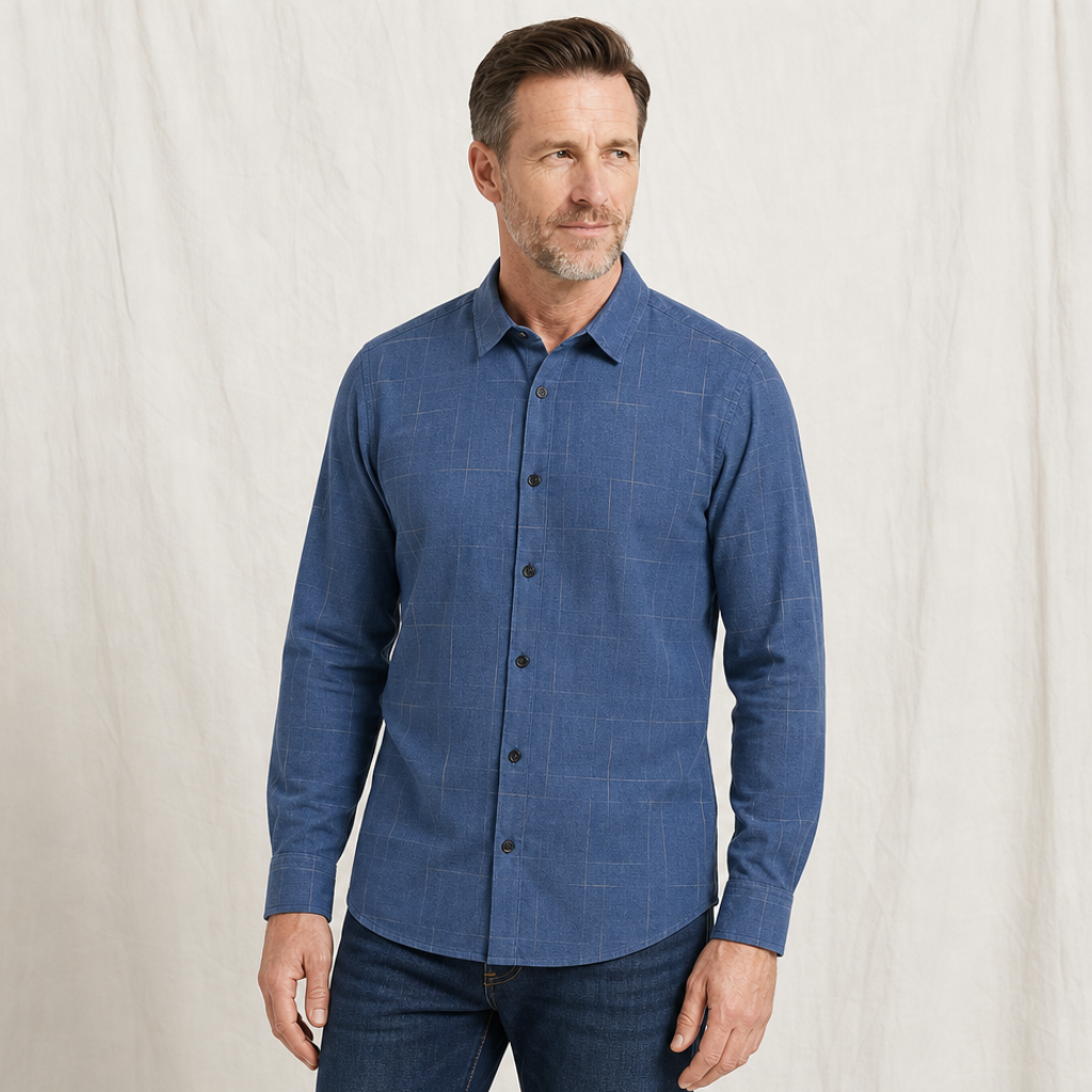 Dominic | Mens Plaid Button Down Shirt