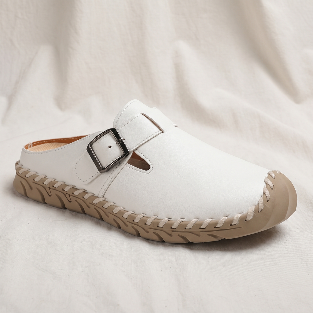 Jane | Womens Buckle Slip On Clogs