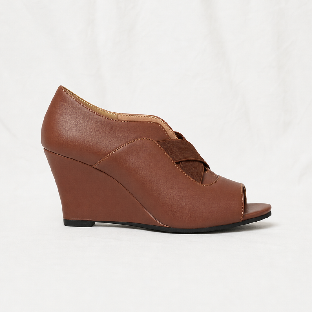 Alessia | Womens Peep Toe Wedge Sandals