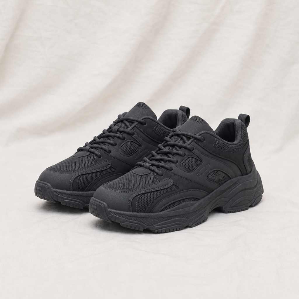 David | Mens Chunky Mesh Trainers
