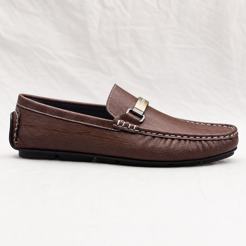 Calvino | Mens Italian Leather Slip On Loafers