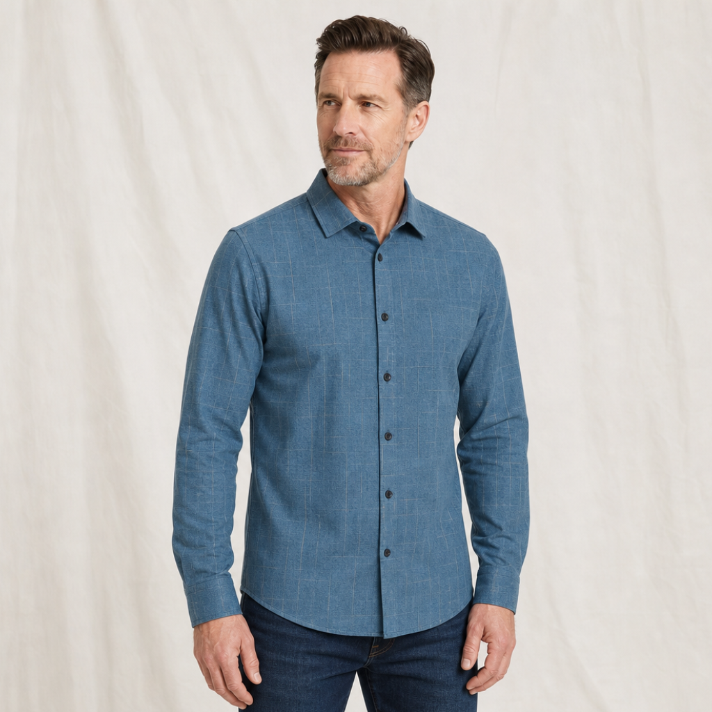 Dominic | Mens Plaid Button Down Shirt