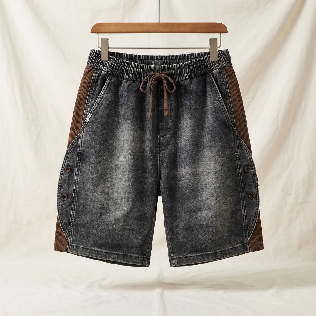Conrad Denim Shorts - Color:Black;Size:XS