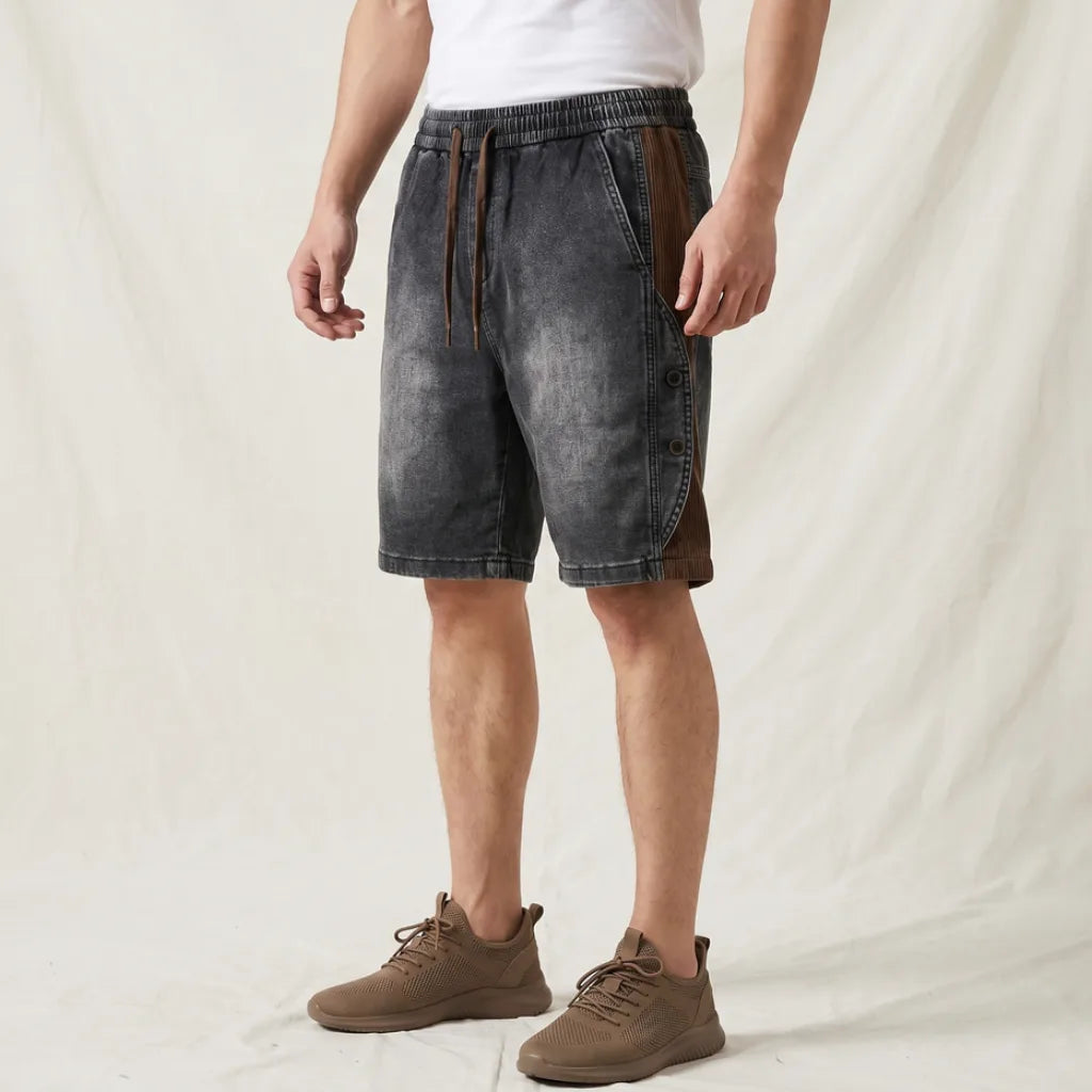 Men's Conrad Drawstring Denim Shorts
