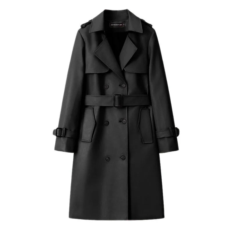 Cordelia | Women's Trench Jacket - Black