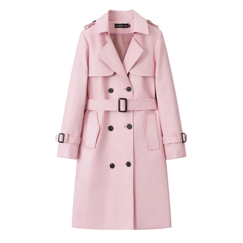Cordelia | Women's Trench Jacket - Light Purple