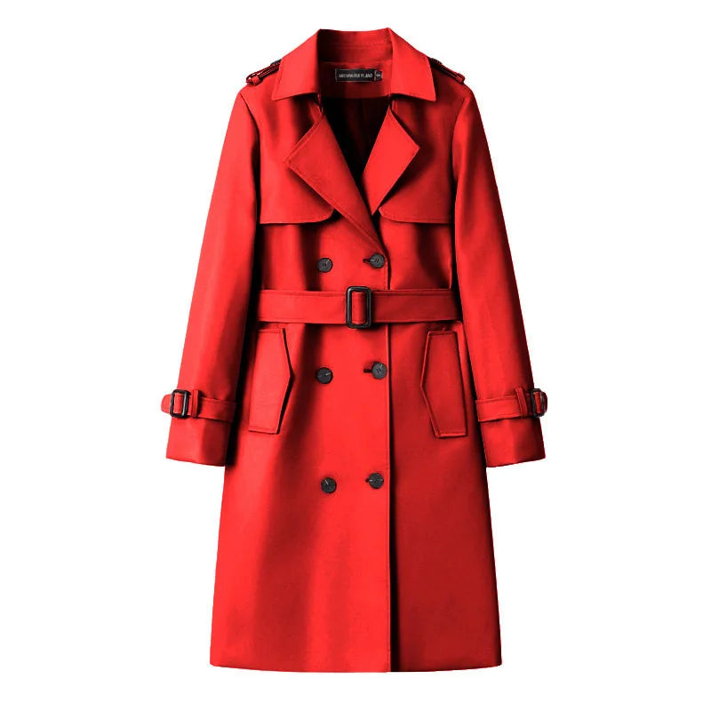 Women's Red Cordelia | Women's Trench Jacket