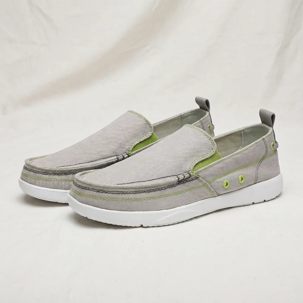 Corin Slip-On Loafers - Color:Gray;Size:39