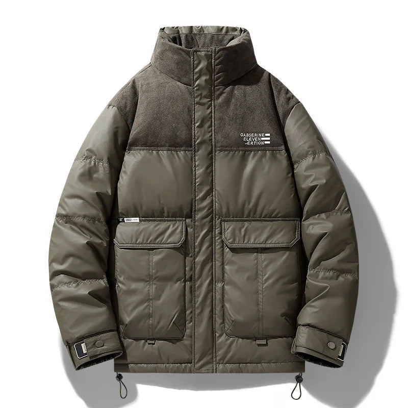 Crawford | Men's  Puffer Winter Jacket - Color:Green;Size:S