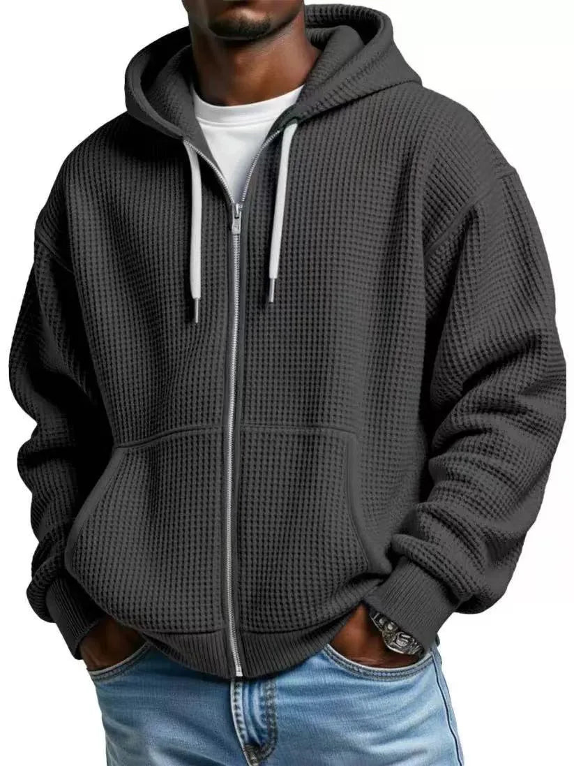 Cromwell | Men's Full Zip Hoodie - Color:Black;Size:XS