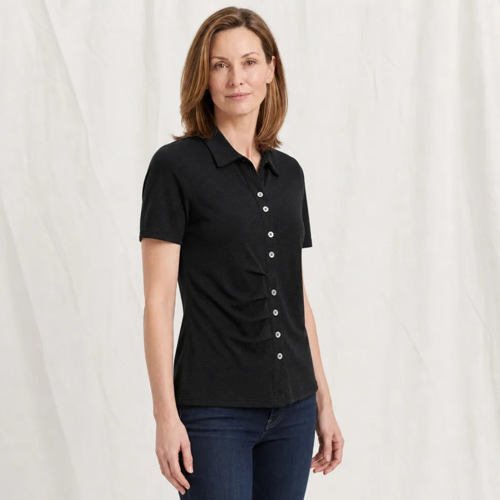 Women's Farragut Pleated Polo Shirt