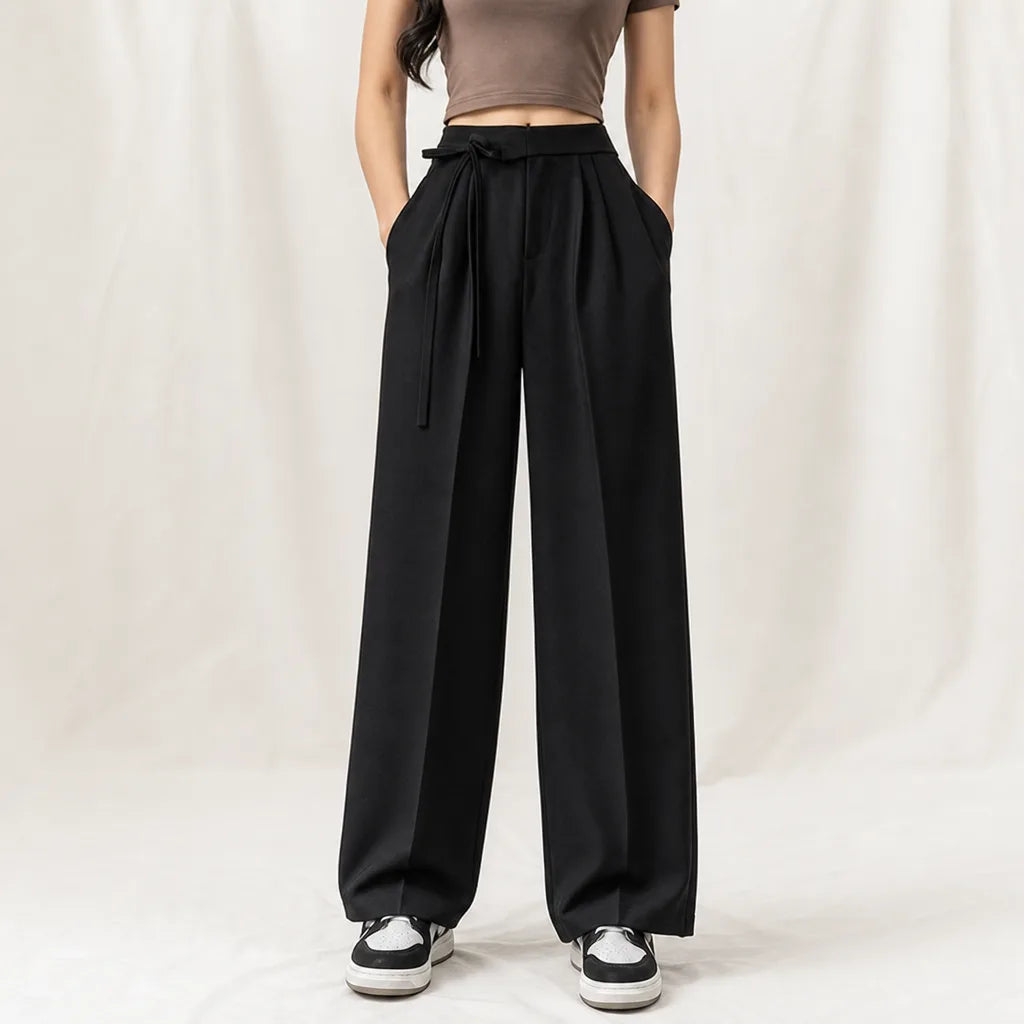 Black Alma Cupro Wide Trousers (Copy) 6