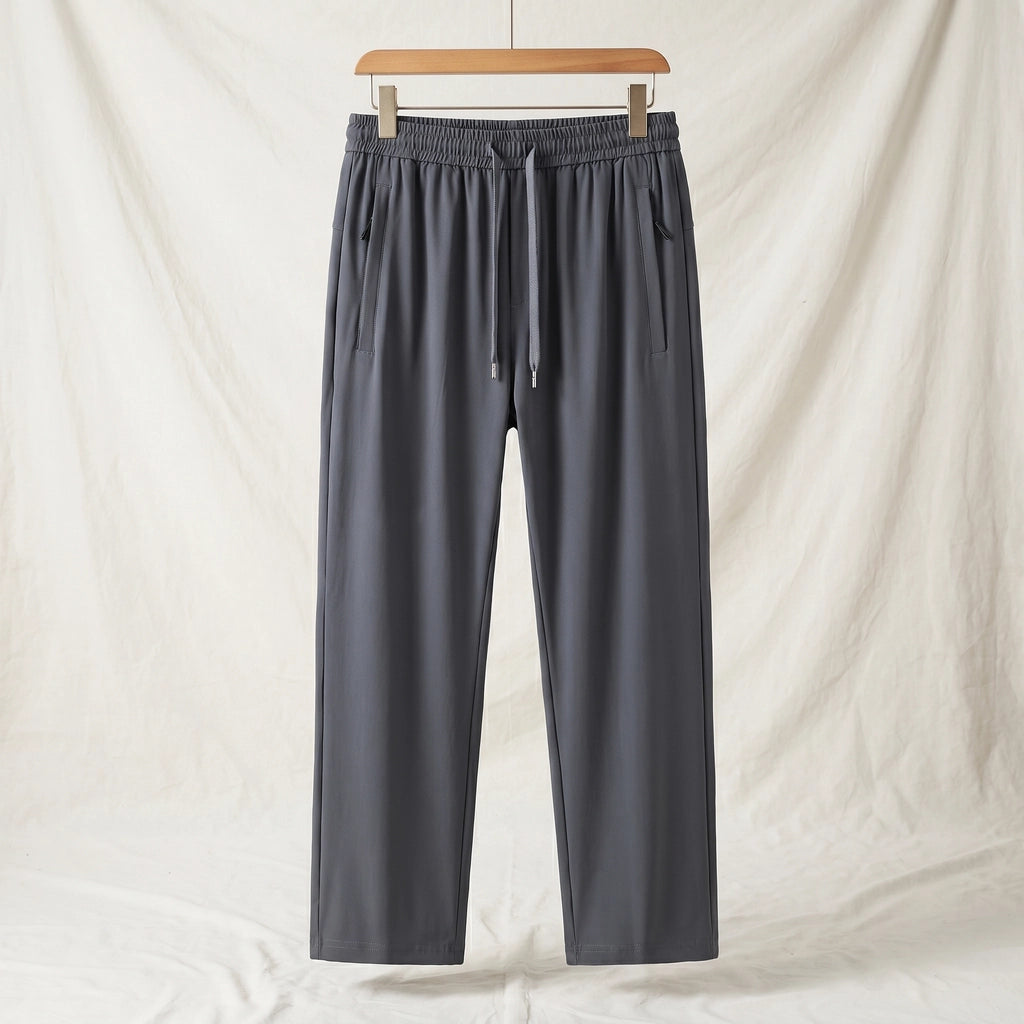 Oliver Straight-Leg Quick-Dry Trousers - Color:Dark Gray;Size:S
