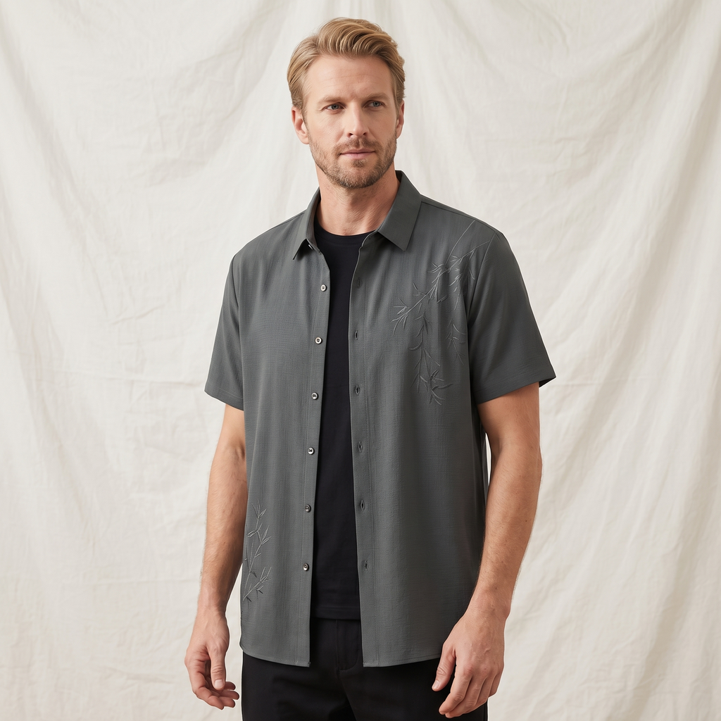 Dark Gray Julian Reed Cooling Shirt 2