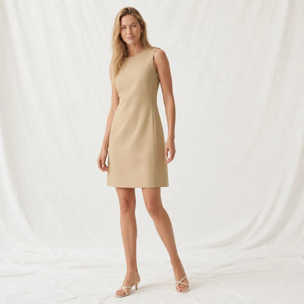 Women's Navy Edgerton Sleeveless A Line Dress