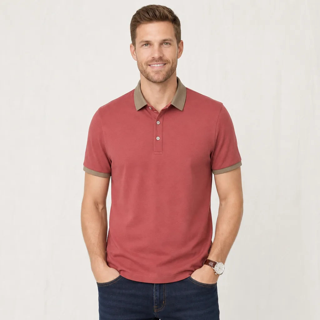 Wren Cotton Knit Polo Shirt