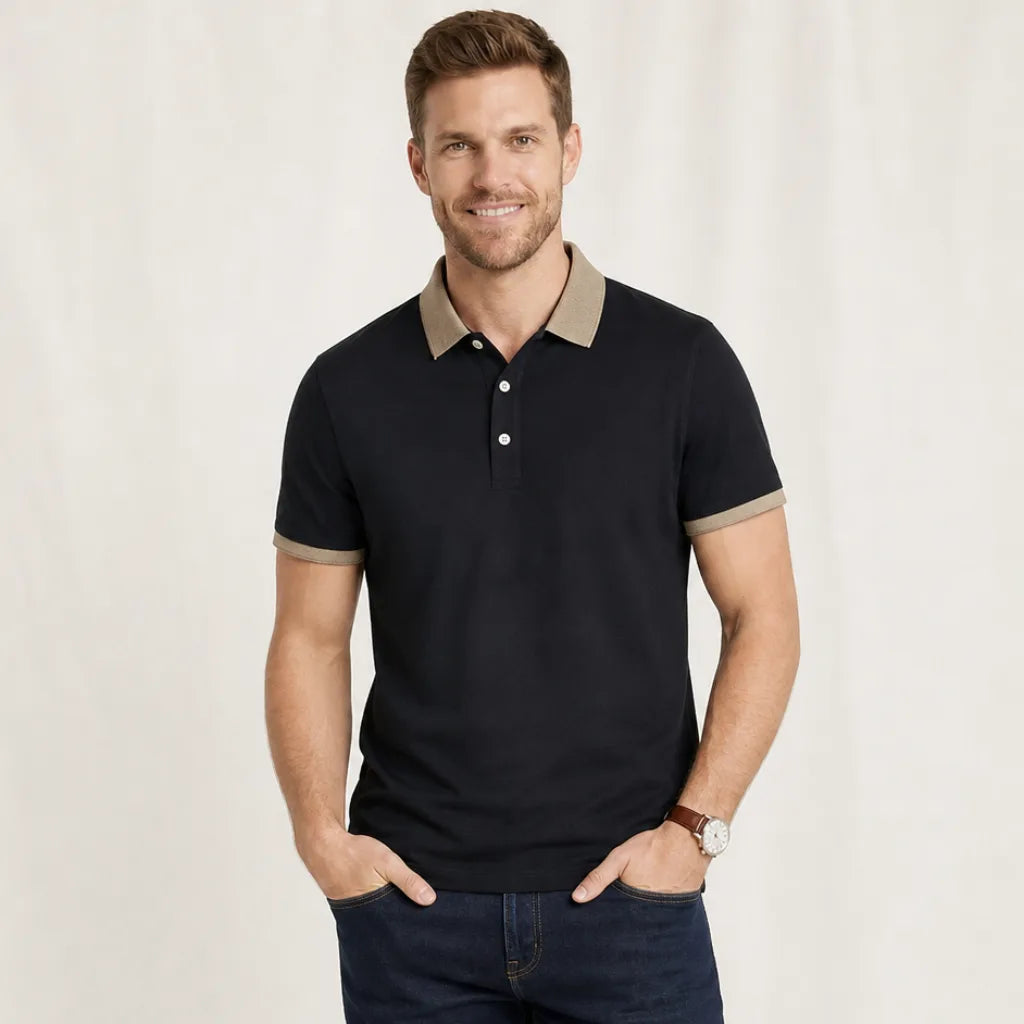 Wren Cotton Knit Polo Shirt
