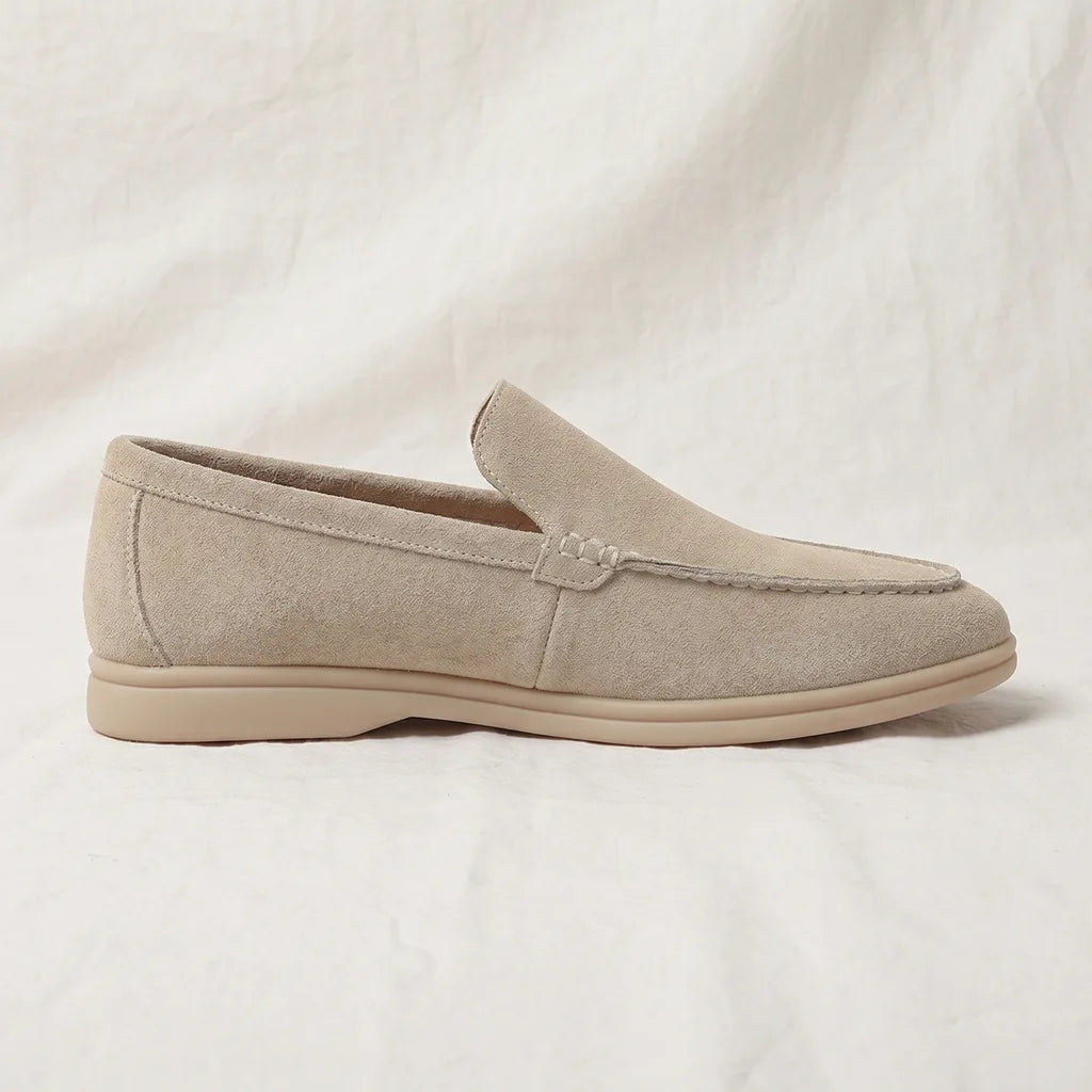 Men's Beige Donnelly Leather Loafers