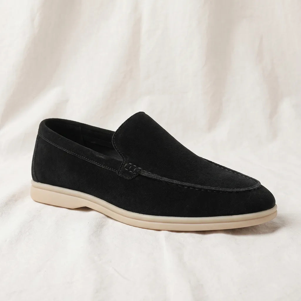 Men's Black Donnelly Leather Loafers