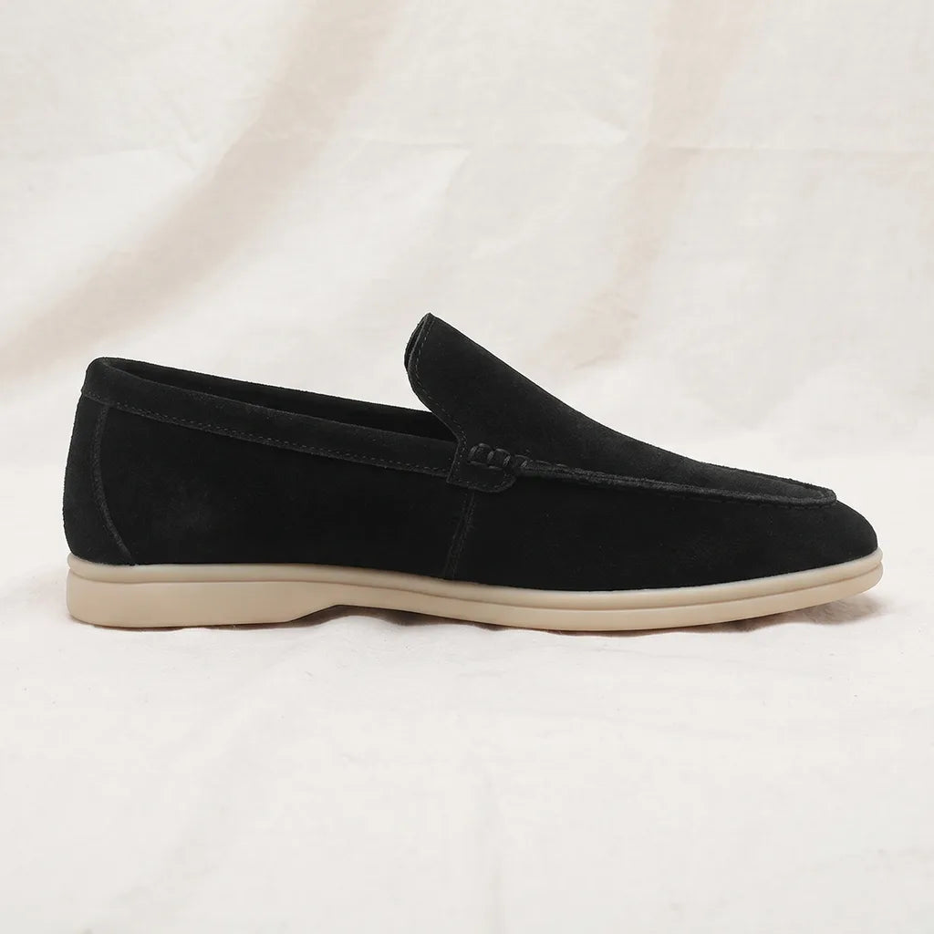 Men's Black Donnelly Leather Loafers