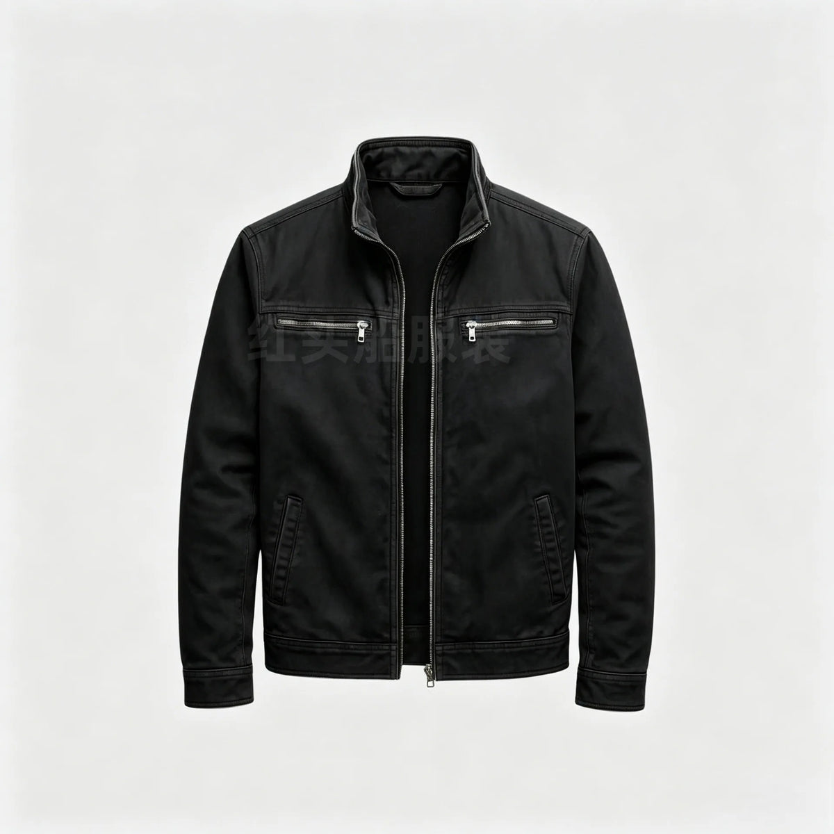 Draper | Men's Vintage Washed Cotton Jacket  - Color:Black;Size:XS