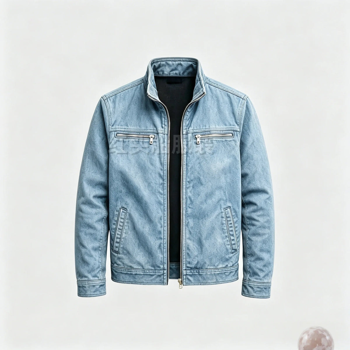 Draper | Men's Vintage Washed Cotton Jacket  - Color:Blue;Size:XS