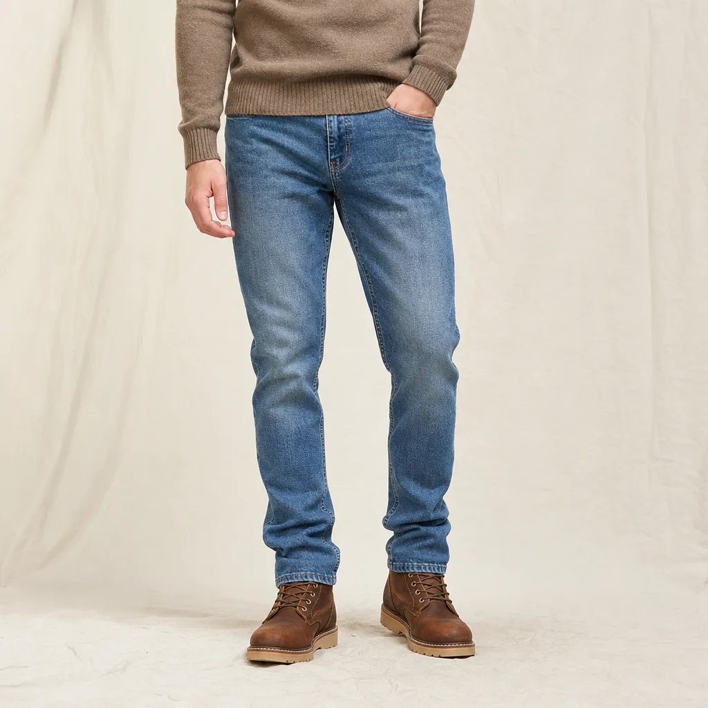 Driscoll Regular Denim Jeans - Color:Blue;Size:XS