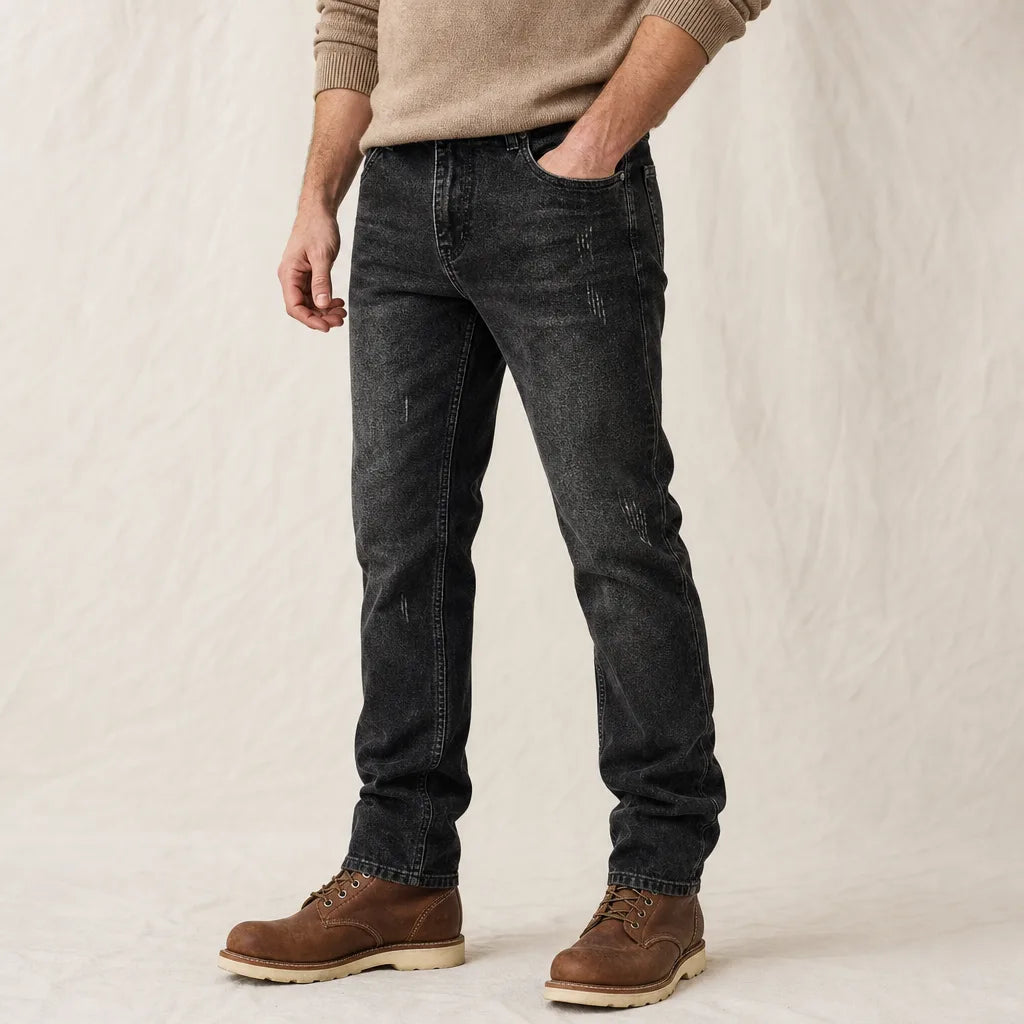 Men's Black Driscoll Slim Cotton Jeans