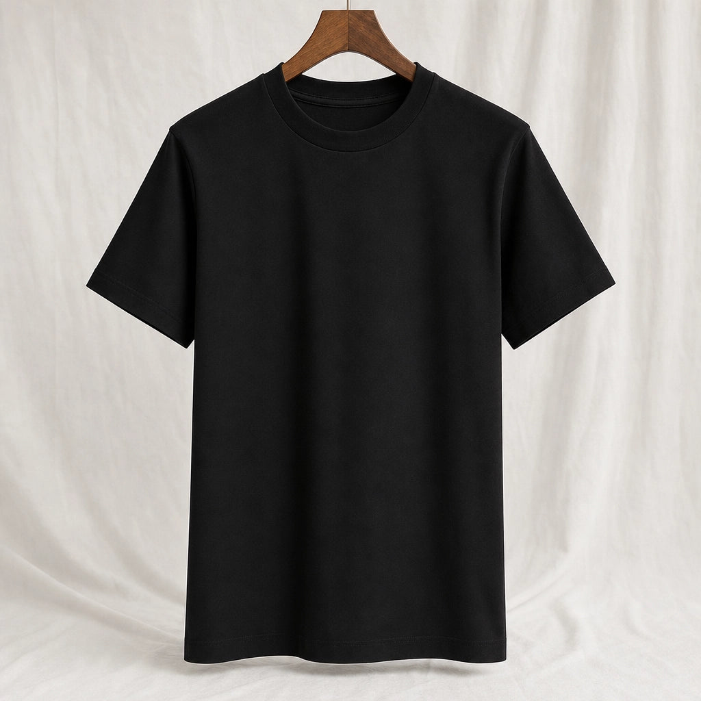 Duffy Cotton Tee - Color:Black;Size:S
