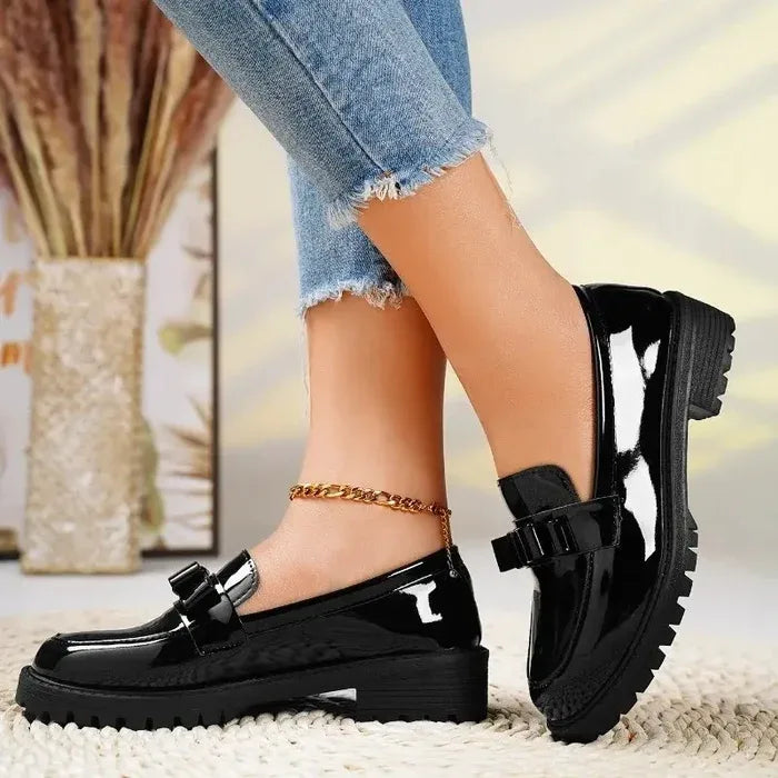 Duffy | Women's Orthopaedic Loafers  - Color:Black;Size:36