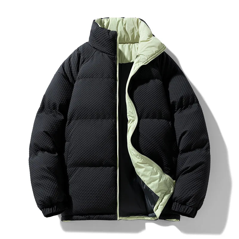Duncan | Men's Quilted Puffer Jacket - Color:Black;Size:XS