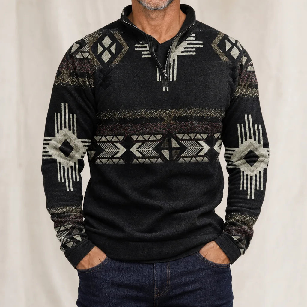 Men's Black Durant | Men's Quarter Zip Jumper - No match
