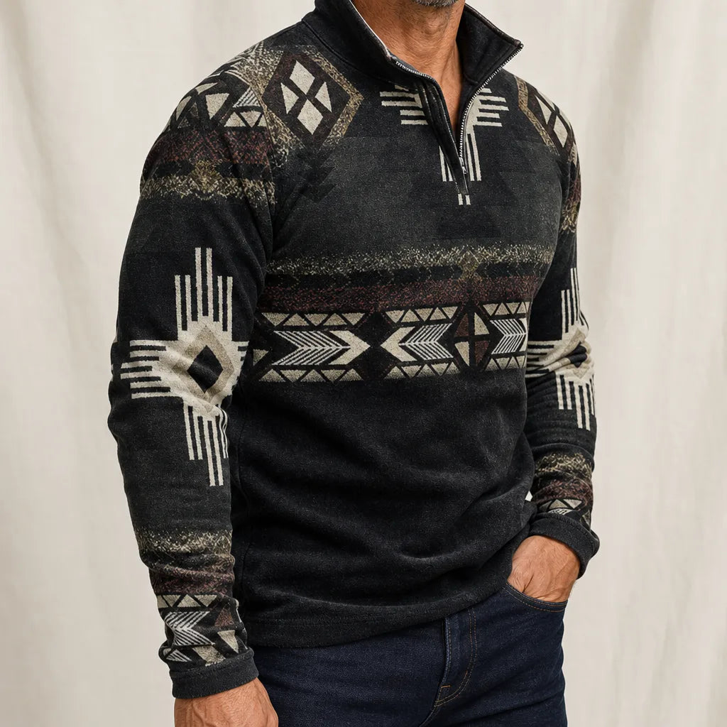 Men's Black Durant | Men's Quarter Zip Jumper - No match