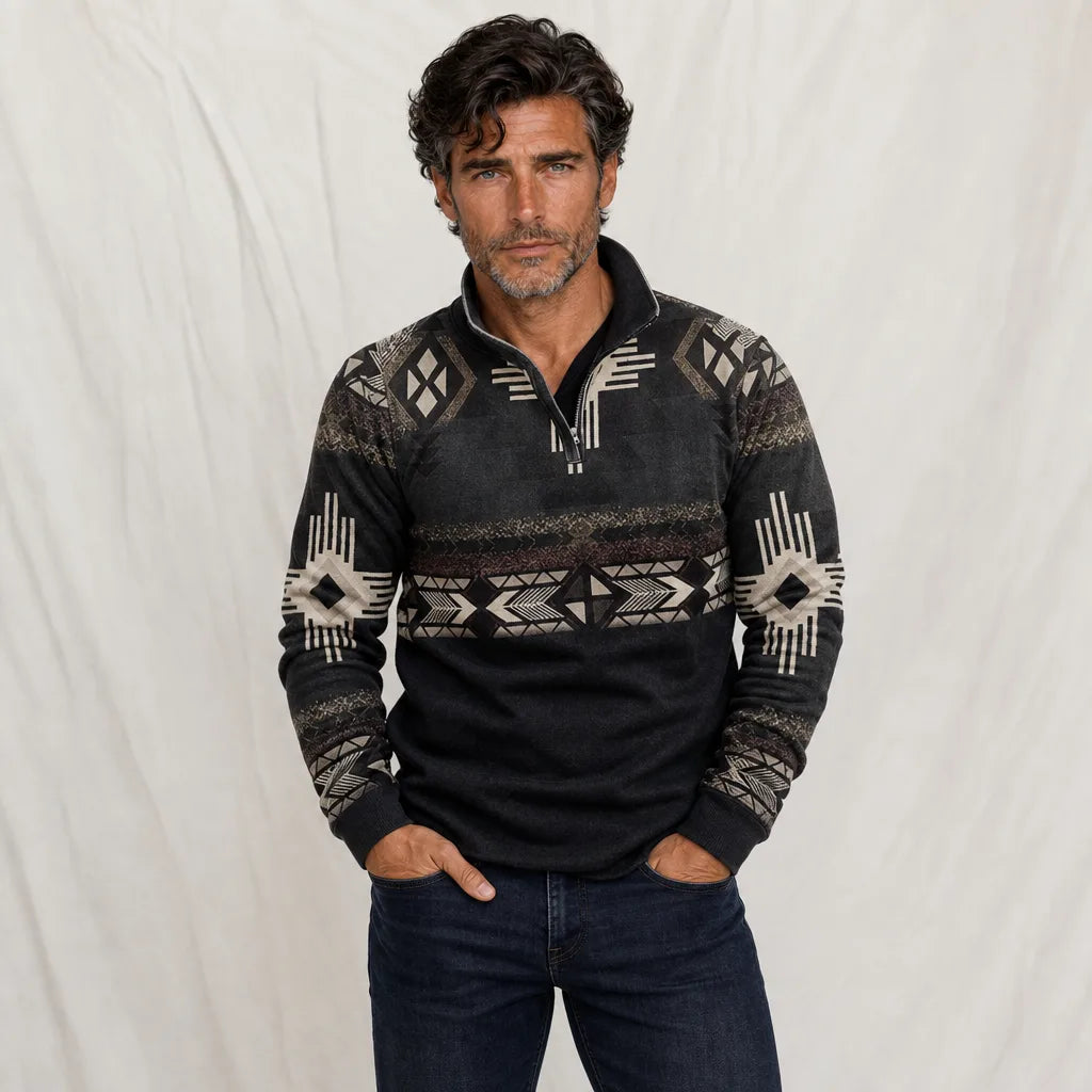Men's Black Durant | Men's Quarter Zip Jumper - No match