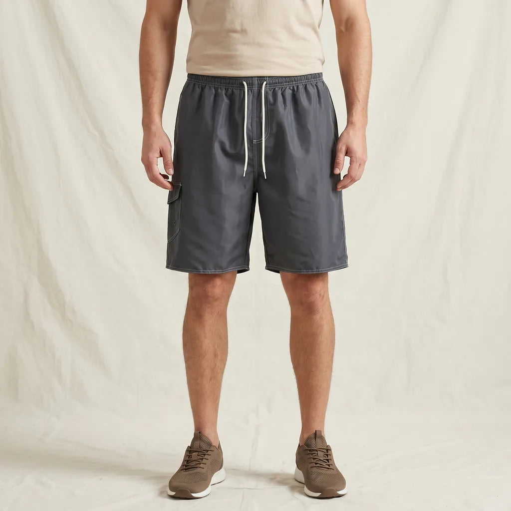 Men's Dark Gray Dorsey Quick-Dry Cargo Shorts