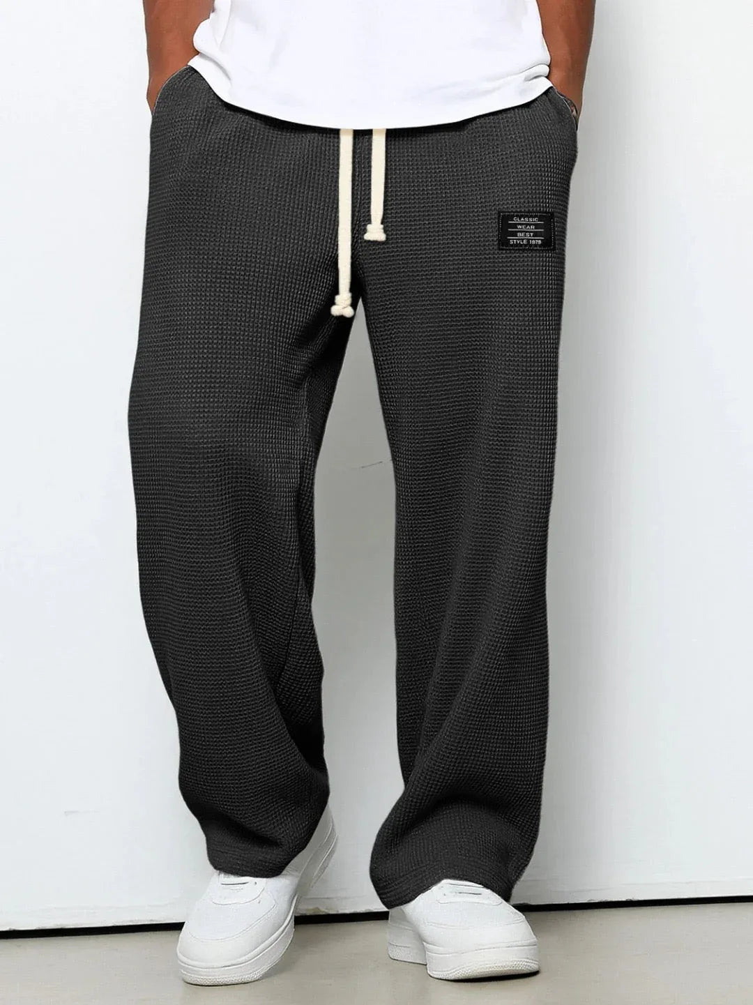 Easton | Men's Relaxed Trousers - Size:XS;Color:Black