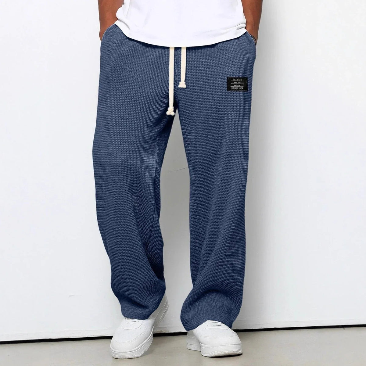 Easton | Men's Relaxed Trousers - Size:XS;Color:Blue