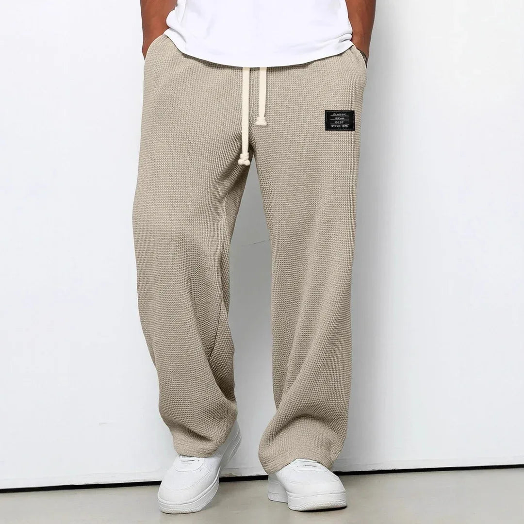 Easton | Men's Relaxed Trousers - Size:XS;Color:Khaki