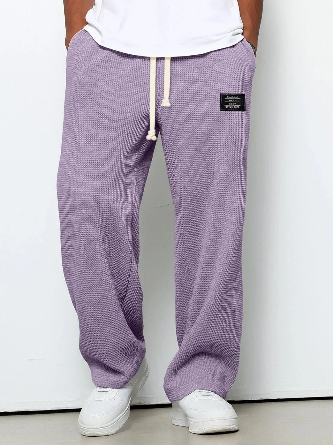 Easton | Men's Relaxed Trousers - Size:XS;Color:Purple