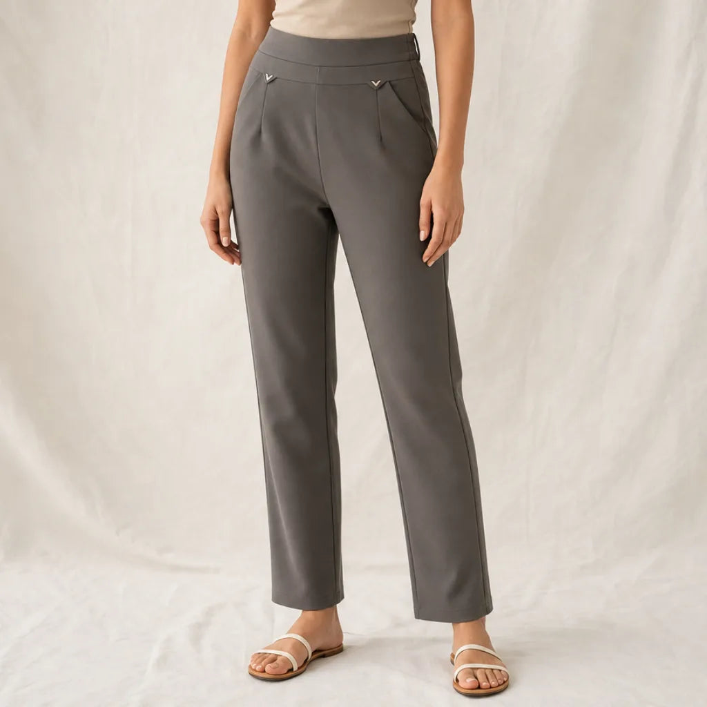 Women's Elara High-Rise Straight Trousers