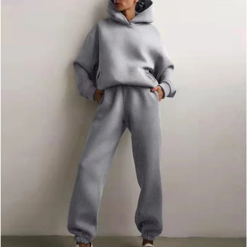 Eliza | Women's 2 Piece Tracksuit  - Size:XS;Color:Gray